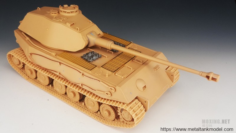 [坦克模型评测]hobbyboss-1/35德国vk4502(p)后置炮塔