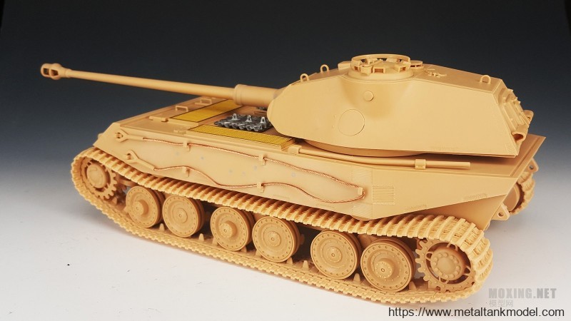 [坦克模型评测]hobbyboss-1/35德国vk4502(p)后置炮塔